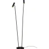 Artic Golvlampa Dubbel 137cm LED 2x6W 3000K Svart