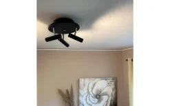 Artic Takspotlight 30cm LED 3x6W 3000K Svart/Krom