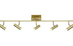 Artic Takspotlight 106cm LED 5x6W 3000K Matt Mässing
