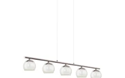 Ascolese Taklampa 90cm LED 3000K 5x3,3W Nickel