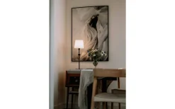 Astrid Lampfot 41cm Svart