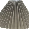 Astrid Lampskärm Ø40cm Veckad Linne Beige