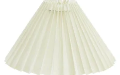 Astrid Lampskärm Ø35cm Veckad Krämvit