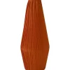 Astrid Plisserad Stilskärm Ø13cm Satin Orange