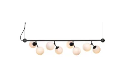 Atom Taklampa 123cm Svart/Opal