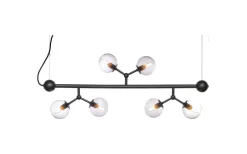 Atom Taklampa 80cm Svart/Smoke
