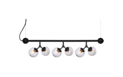 Atom Taklampa 80cm Svart/Smoke