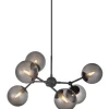 Atom Taklampa 57cm Svart/Smoke