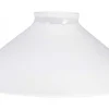 August Glasskärm Vit Till Skomakarelampa 25cm