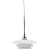 Ava Fönsterlampa 20cm Opal/Krom
