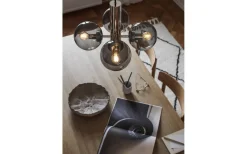 Avenue Taklampa Nickel/Rök