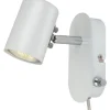 Balder Vägglampa Vit/Krom