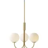 Ballon Taklampa 45cm Mässing