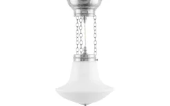 Balusterskärm 100/280 - Vitt överfångsglas