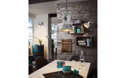 Barnstaple Fönsterlampa 18cm Grå