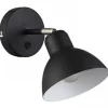 Baroque Vägglampa Svart/Krom