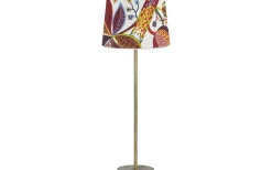 Base Bordslampa 58cm Guld med mönstrad skärm