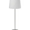 Base Bordslampa 71cm Silver med offwhite skärm