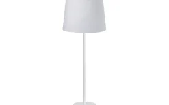 Base Bordslampa 71cm Vit med vit skärm
