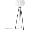 Base Tripod Golvlampa 125cm Matt Svart/Vit