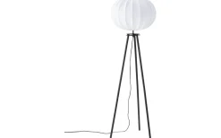 Base Tripod Golvlampa 125cm Matt Svart/Vit