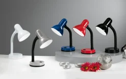 Basic Skrivbordslampa 30cm Röd