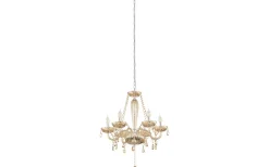 Basilano Kristallkrona 6-Arm 72cm Konjak
