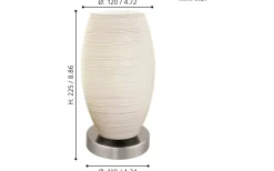 Batista Bordslampa 23cm Nickel