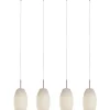 Batista Taklampa 102cm Nickel/Vit