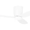 Bavaro Takfläkt 112cm Vit Med LED-Lampa