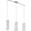 Bayman Taklampa 72cm Krom/Vit