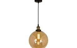 Beatrice Taklampa 25cm Amber