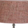 Benares Oval Lampskärm 20cm Röd