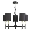 Berlin Taklampa 62cm Svart