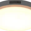 Bermejo Plafond LED 30cm antracit IP54