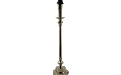 Bianca Lampfot 46cm Antik Silver