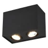 Biscuit Takspotlight 2-delad GU10 mattsvart