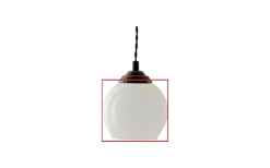 Bistro Reservglas Ø20cm Opal
