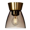 Bizzo Plafond 17cm Mässing/Rök