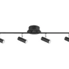 Blizz Takspotlight 4xGU10 Mini 85cm Svart