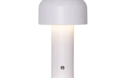 Bobby Uppladdningsbar Bordslampa Vit