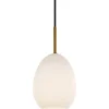 Bodø Fönsterlampa Ø14cm Antik Mässing/Opal