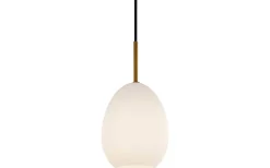 Bodø Fönsterlampa Ø14cm Antik Mässing/Opal