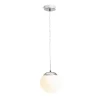Bolly Fönsterlampa 17cm Krom/Opal IP44
