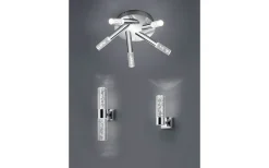 Bolsa H2O Vägglampa LED 2-delad krom/bubbelglas IP44
