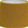 Boucle Lampskärm Ø24cm Guldgul