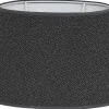 Boucle Lampskärm Oval 25cm Antracitgrå