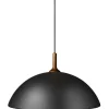 Bowl Taklampa 59cm Mattsvart