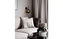 Boyle Vägglampa 31cm Rökgrå