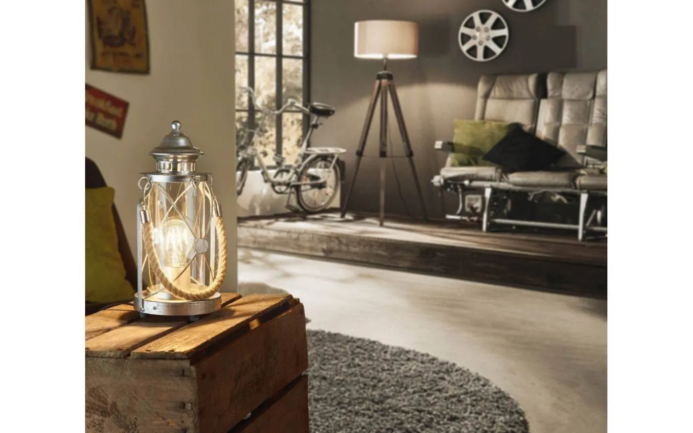 Bradford Bordslampa 33cm Silver